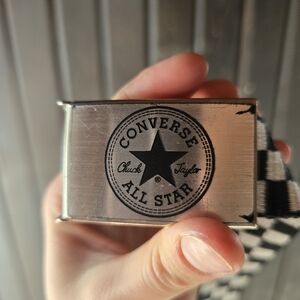 Converse Chuck Taylor Black and White Checkered Belt